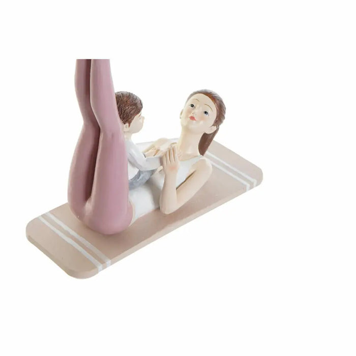 Decorative Figure DKD Home Decor Pink Yoga Scandi 15,5 x 6,5 x 17 cm - Декорация и Осветление<<<Дом