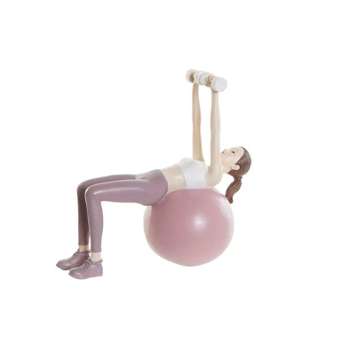 Decorative Figure DKD Home Decor Pink Yoga Scandi 18,5 x 8 x 17,5 cm - Декорация и Осветление<<<Дом