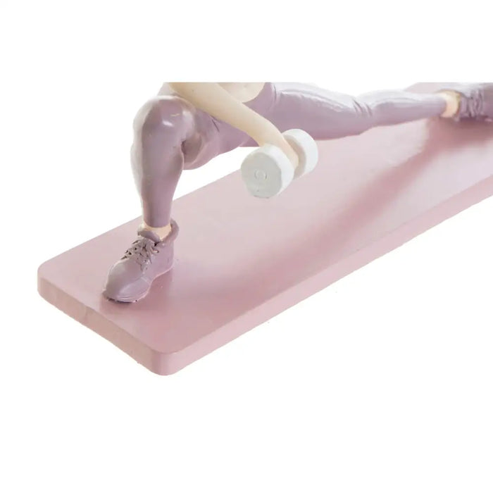 Decorative Figure DKD Home Decor Pink Yoga Scandi 20 x 8 x 16,5 cm - Декорация и Осветление<<<Дом