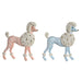 Decorative Figure DKD Home Decor Scandi 25 x 8 x 27,5 cm Blue Pink (2 Units) - Декорация и Осветление<<<Дом