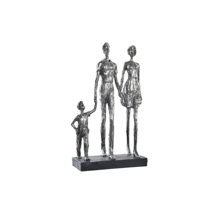 Decorative Figure DKD Home Decor Silver Black Resin Modern Family (26 x 11,5 x 41,5 cm) - Декорация и Осветление<<<Дом