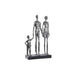 Decorative Figure DKD Home Decor Silver Black Resin Modern Family (26 x 11,5 x 41,5 cm) - Декорация и Осветление<<<Дом