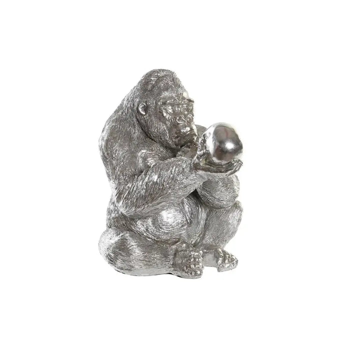 Decorative Figure DKD Home Decor Silver Colonial Gorilla 38,5 x 33 x 43,5 cm - Декорация и Осветление<<<Дом