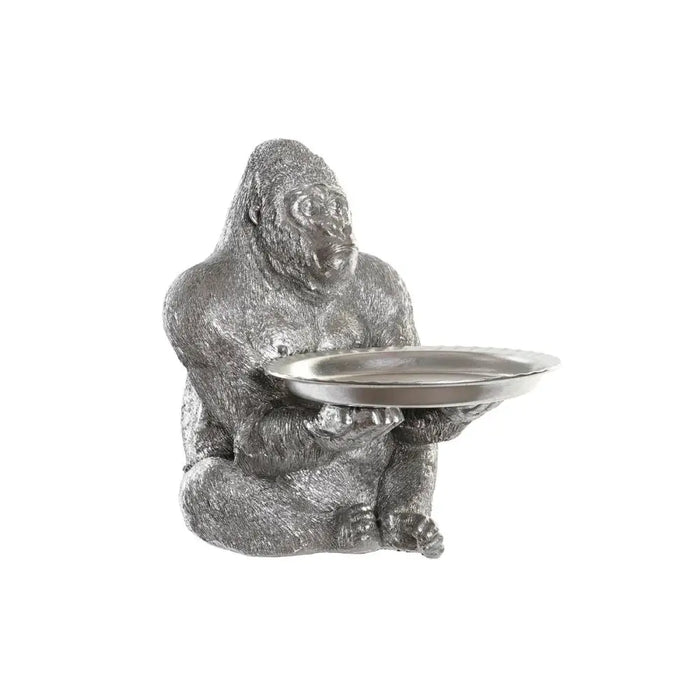 Decorative Figure DKD Home Decor Silver Colonial Gorilla 38 x 55 x 52 cm - Декорация и Осветление<<<Дом