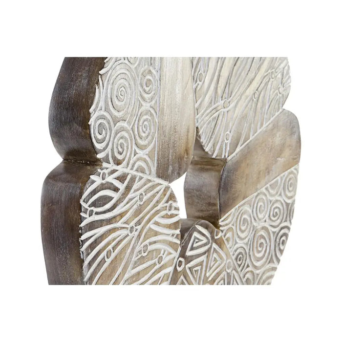 Decorative Figure DKD Home Decor White Brown Abstract 40 x 10 x 51 cm - Декорация и Осветление<<<Дом
