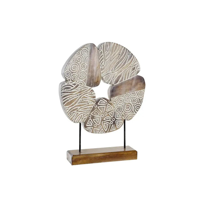 Decorative Figure DKD Home Decor White Brown Abstract 40 x 10 x 51 cm - Декорация и Осветление<<<Дом