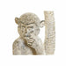 Decorative Figure DKD Home Decor White Monkey Tropical Stripped 15 x 12 x 29 cm - Декорация и Осветление<<<Дом