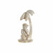 Decorative Figure DKD Home Decor White Monkey Tropical Stripped 15 x 12 x 29 cm - Декорация и Осветление<<<Дом