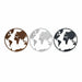 Decorative Figure DKD Home Decor World Map Black Copper White 40 x 1 x 40 cm (3 Pieces) - Декорация и Осветление<<<Дом