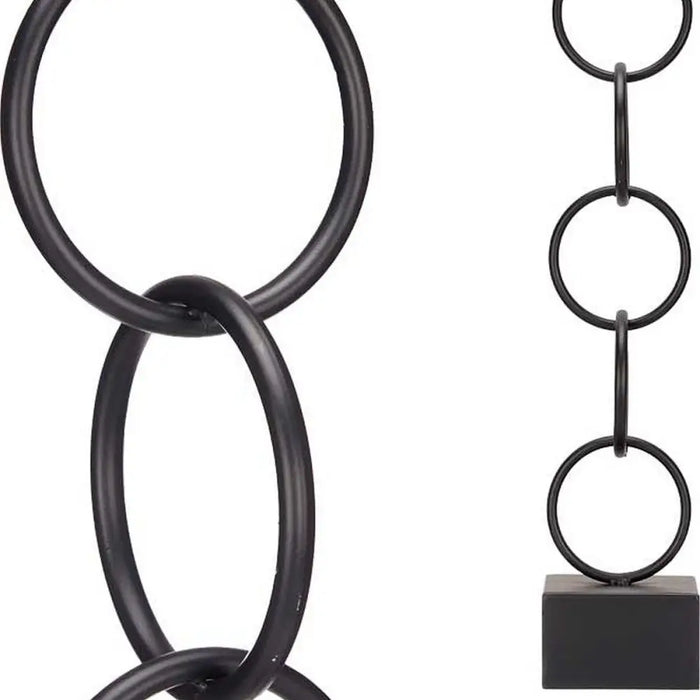 Decorative Figure Gift Decor Black Rings 12,5 x 60,5 x 12,5 cm - Декорация и Осветление<<<Дом Градина<<<BigBuy&&&Други