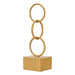 Decorative Figure Gift Decor Golden Rings 12,5 x 40,5 x 12,5 cm - Декорация и Осветление<<<Дом Градина<<<BigBuy&&&Други