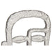Decorative Figure Gift Decor Silver Face 19,5 x 38 x 10,5 cm (4 Units) - Декорация и Осветление<<<Дом