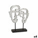 Decorative Figure Gift Decor Silver Face 27 x 32,5 x 10,5 cm (4 Units) - Декорация и Осветление<<<Дом
