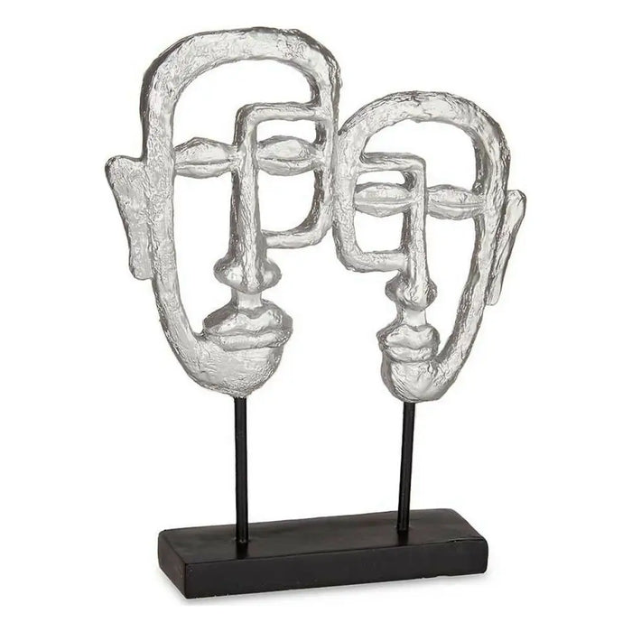 Decorative Figure Gift Decor Silver Face 27 x 32,5 x 10,5 cm - Декорация и Осветление<<<Дом Градина<<<BigBuy&&&Други