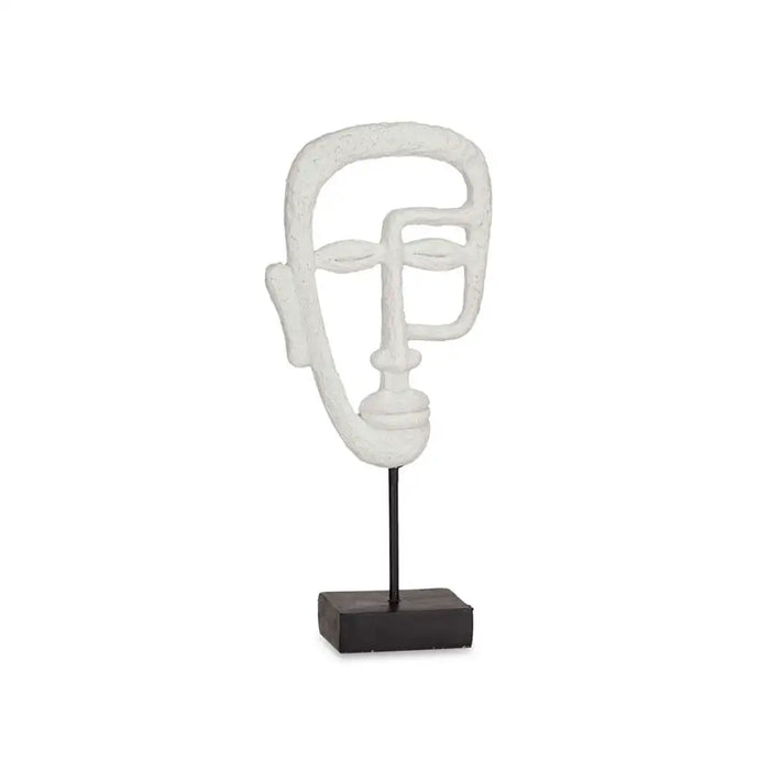 Decorative Figure Gift Decor White Face 19,5 x 38 x 10,5 cm (4 Units) - Декорация и Осветление<<<Дом