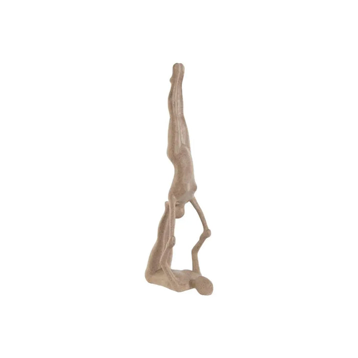 Decorative Figure Home ESPRIT Beige Yoga 29,5 x 8 x 28 cm - Декорация и Осветление<<<Дом Градина<<<BigBuy&&&Други