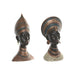 Decorative Figure Home ESPRIT Brown African Woman 30 x 20 x 53 cm (2 Units) - Декорация и Осветление<<<Дом