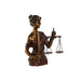 Decorative Figure Home ESPRIT Copper 24,5 x 14 x 33,5 cm - Декорация и Осветление<<<Дом Градина<<<BigBuy&&&Други