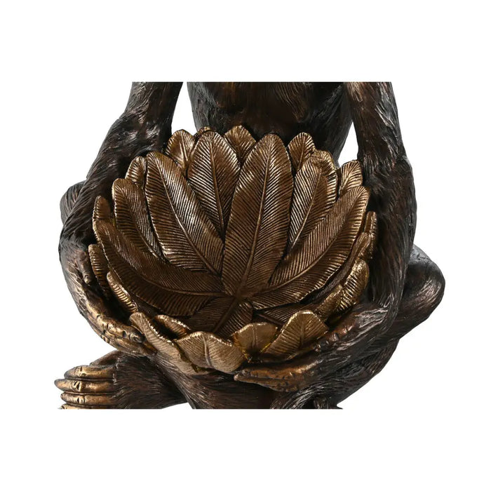 Decorative Figure Home ESPRIT Golden Dark brown Monkey 40 x 37 x 50 cm - Декорация и Осветление<<<Дом