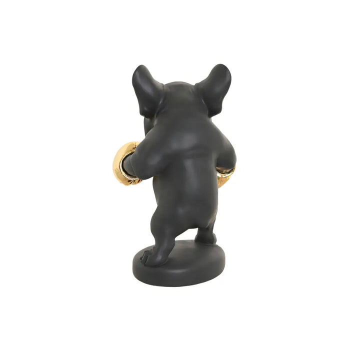 Decorative Figure Home ESPRIT Golden Dark grey Dog 25 x 16 x 25 cm (2 Units) - Декорация и Осветление<<<Дом