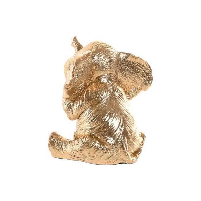 Decorative Figure Home ESPRIT Golden Elephant 13 x 12 x 14 cm (3 Units) - Други артикули за декорация<<<Декорация и
