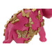 Decorative Figure Home ESPRIT Golden Fuchsia Elephant 26 x 13,5 x 19 cm - Декорация и Осветление<<<Дом