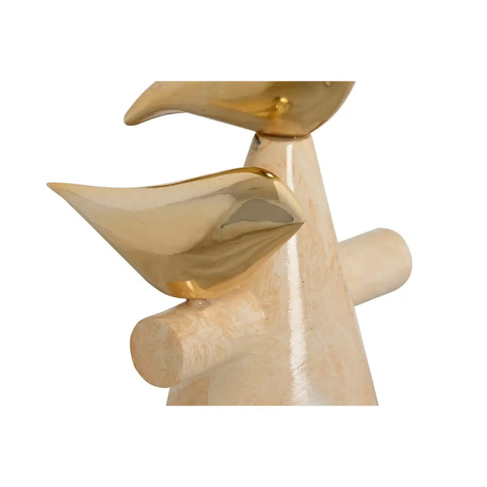 Decorative Figure Home ESPRIT Golden Ivory Birds Romantic 16,5 x 14 x 27 cm - Декорация и Осветление<<<Дом