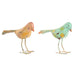 Decorative Figure Home ESPRIT Green Pink 26 x 9 x 24 cm (2 Units) - Декорация и Осветление<<<Дом
