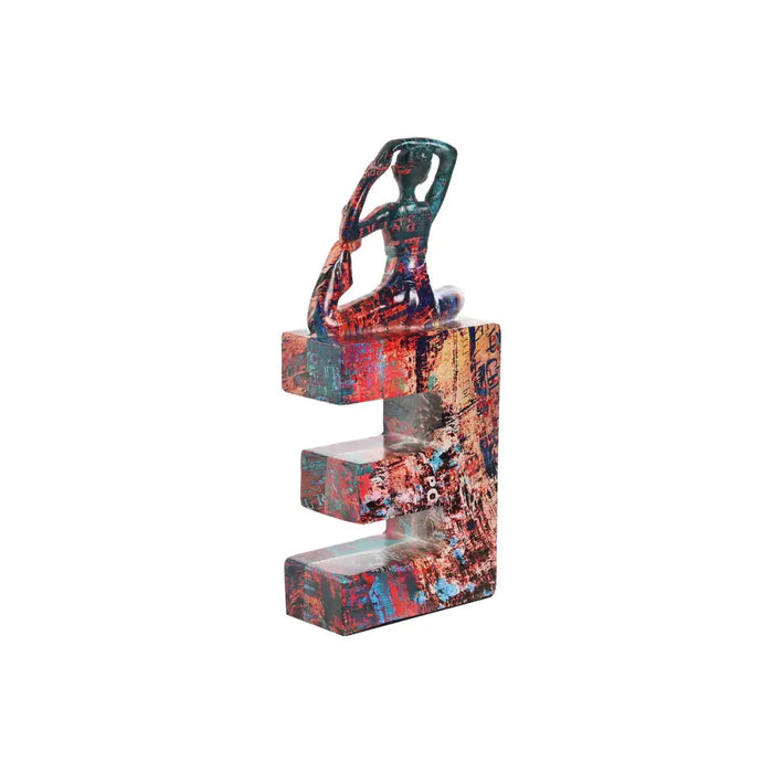 Decorative Figure Home ESPRIT LOVE Multicolour Resin Yoga 12,5 x 5 x 22 cm (4 Pieces) - Декорация и Осветление<<<Дом