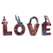 Decorative Figure Home ESPRIT LOVE Multicolour Resin Yoga 12,5 x 5 x 22 cm (4 Pieces) - Декорация и Осветление<<<Дом
