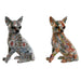 Decorative Figure Home ESPRIT Multicolour Dog Mediterranean 12 x 10 x 16 cm (2 Units) - Декорация и Осветление<<<Дом