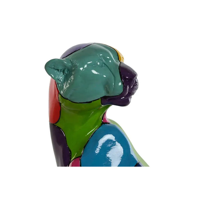 Decorative Figure Home ESPRIT Multicolour Panther 25 x 18 x 41 cm - Декорация и Осветление<<<Дом