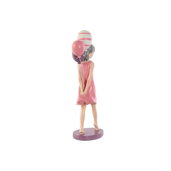Decorative Figure Home ESPRIT Pink Light mauve chica 7 x 11 x 27 cm - Декорация и Осветление<<<Дом