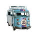 Decorative Figure Home ESPRIT Red Sky blue Navy Blue 27 x 10 x 16 cm (3 Units) - Декорация и Осветление<<<Дом