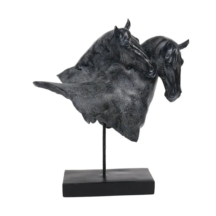 Decorative Figure Home ESPRIT Resin Horses 41,5 x 21,5 x 47 cm - Декорация и Осветление<<<Дом Градина<<<BigBuy&&&Други