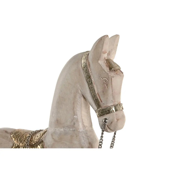 Decorative Figure Home ESPRIT Silver Natural Horse 53 X 10 X 60 CM - Декорация и Осветление<<<Дом