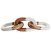 Decorative Figure Home ESPRIT White Brown Golden Chain 10 x 10 x 36 cm - Декорация и Осветление<<<Дом