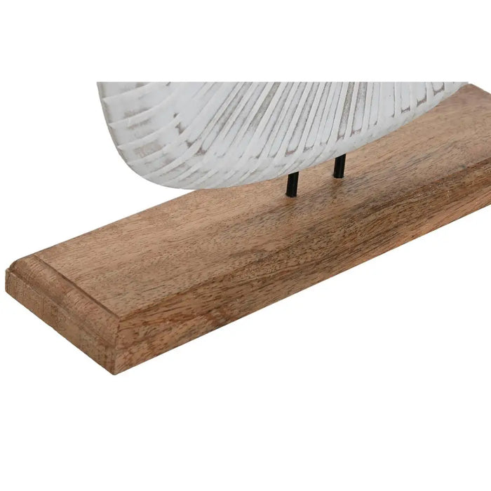 Decorative Figure Home ESPRIT White Brown Modern 30 x 8 x 34 cm - Декорация и Осветление<<<Дом Градина<<<BigBuy&&&Други