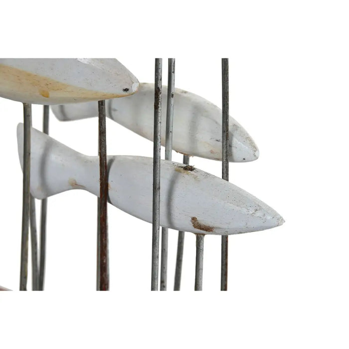 Decorative Figure Home ESPRIT White Brown Spirals 45 x 15 x 100 cm - Декорация и Осветление<<<Дом