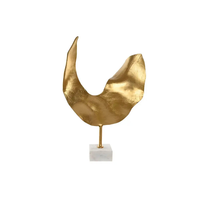 Decorative Figure Home ESPRIT White Golden Abstract 38 x 10 x 55 cm - Декорация и Осветление<<<Дом