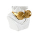Decorative Figure Home ESPRIT White Golden Bust 19,5 x 16 x 30 cm - Декорация и Осветление<<<Дом