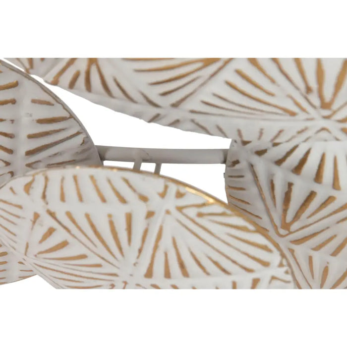 Decorative Figure Home ESPRIT White Golden Circles Stripped - Декорация и Осветление<<<Дом Градина<<<BigBuy&&&Други