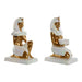 Decorative Figure Home ESPRIT White Golden Resin Oriental Egyptian Man 12,5 x 17 x 25 cm (2 Units) - Декорация и