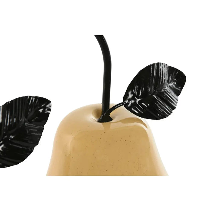 Decorative Figure Home ESPRIT White Green Mustard Modern Pear 11 x 11 x 19 cm (3 Units) - Декорация и Осветление<<<Дом