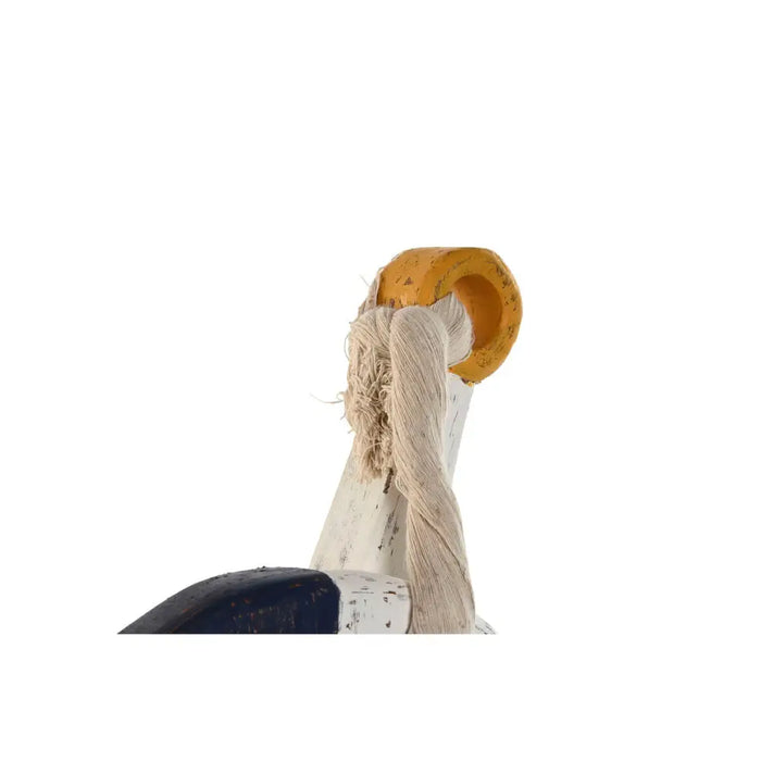 Decorative Figure Home ESPRIT White Natural Navy Blue 34 x 9 x 45 cm - Декорация и Осветление<<<Дом