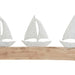 Decorative Figure Home ESPRIT White Natural Yachts Mediterranean 62 x 8,5 x 25,5 cm - Декорация и Осветление<<<Дом