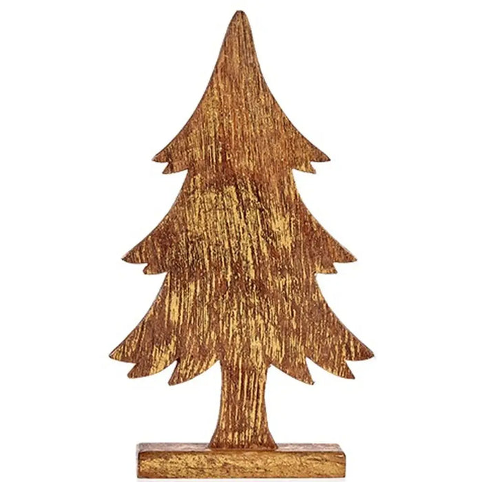 Decorative Figure Krist+ Golden Christmas Tree 5 x 39 x 22 cm (6 Units) - Декорация и Осветление<<<Дом