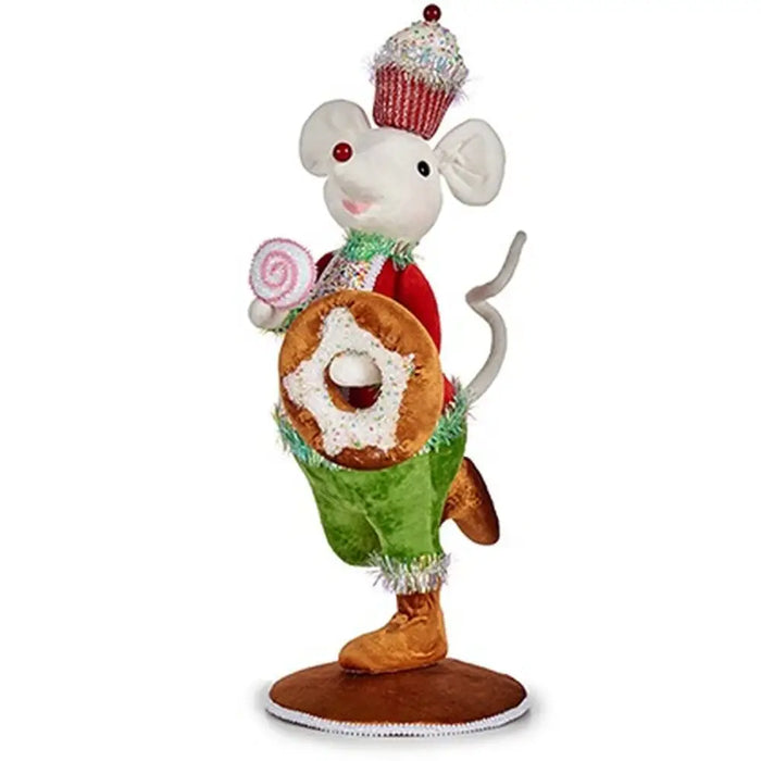 Decorative Figure Krist+ Mouse 20 x 55 x 24 cm (2 Units) - Декорация и Осветление<<<Дом Градина<<<BigBuy&&&Коледни