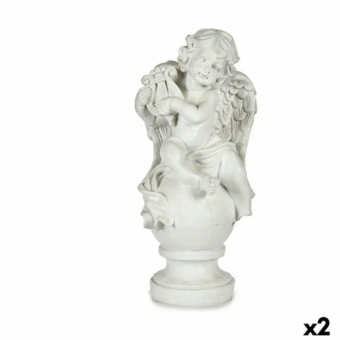 Decorative Figure Krist+ White Angel 22 x 22 x 48 cm 30 x 58 x 30 cm (2 Units) - Декорация и Осветление<<<Дом