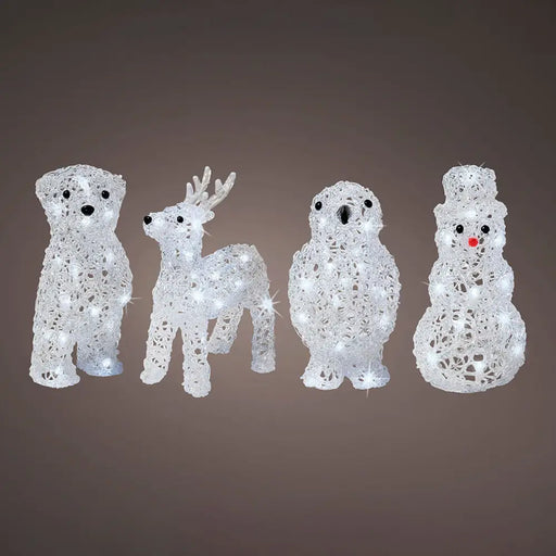 Decorative Garden Figure Lumineo 491031 animals 17 x 12 x 23 cm Christmas - Декорация и Осветление<<<Дом